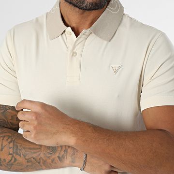 Guess - Polo de manga corta M5GP66-J1314 Beige
