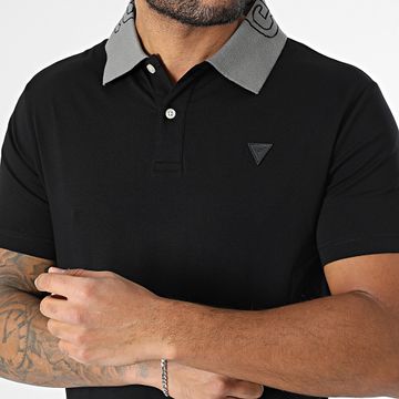 Guess - Polo Manga Corta M5GP66-J1314 Negro Gris
