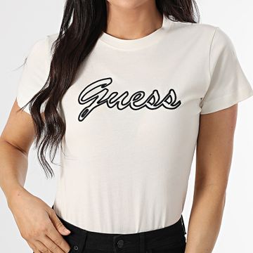 Guess - Camiseta de mujer V5GI02-K9RM1 Crudo