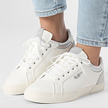 Pepe Jeans - Kenton Court Zapatillas Mujer PLS31588 Plata