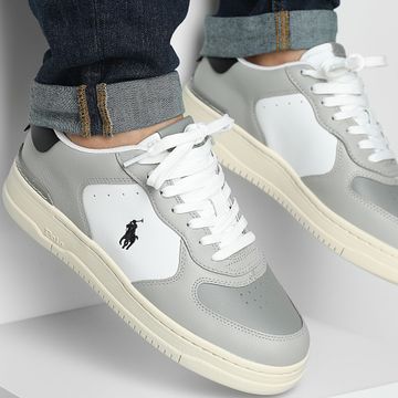 Polo Ralph Lauren - Zapatillas Masters Court Tonal Gris Claro