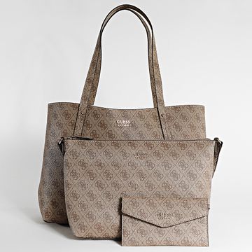Guess - Set De 2 Bolsos Y Cartera De Mujer LG964823 Beige