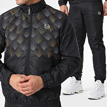 Sergio Tacchini - Traje Punte 40941 Negro Blanco Naranja