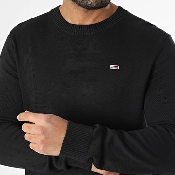 Tommy Jeans - Jersey Slim Essential 8895 Negro
