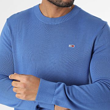 Tommy Jeans - Jersey Slim Essential 8895 Azul real