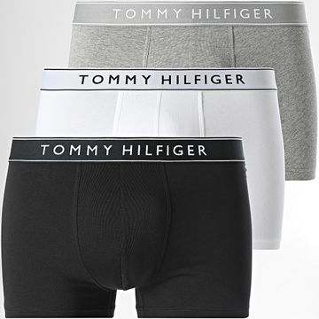 Tommy Hilfiger - Everyday Essentials Boxer Juego de 3 3520 Negro Gris Brezo Blanco