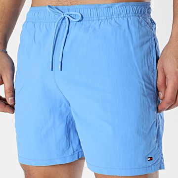 Tommy Hilfiger - Shorts de baño con cordón medianos 3477 Azul claro