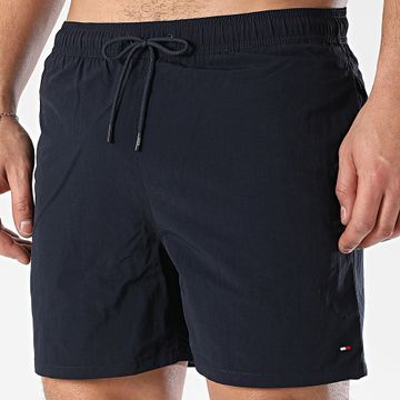 Tommy Hilfiger - Pantalones cortos medianos con cordón 3477 Azul marino