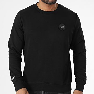 Helvetica - Borgia Sudadera cuello redondo Negro