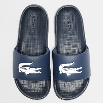 Lacoste - Zapatillas Serve Slide 0.0 Navy Logo Cocodrilo