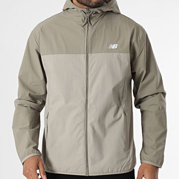 New Balance - MJ41506 Cazadora con capucha beige