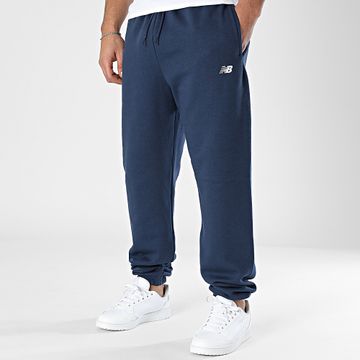 New Balance - Pantalones de chándal de forro polar MP41503 Azul marino