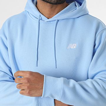 New Balance - MT41511 Sudadera con capucha Azul claro