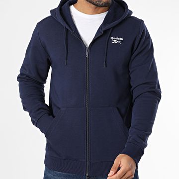 Reebok - Sudadera con capucha y cremallera Identity SL 100202861 Azul Marino