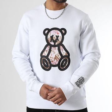 Teddy Yacht Club - Art Series Travis Sudadera cuello redondo Blanco