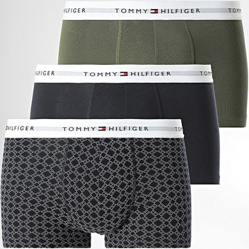 Tommy Hilfiger - Juego de 3 bóxers caqui verde marino 2768