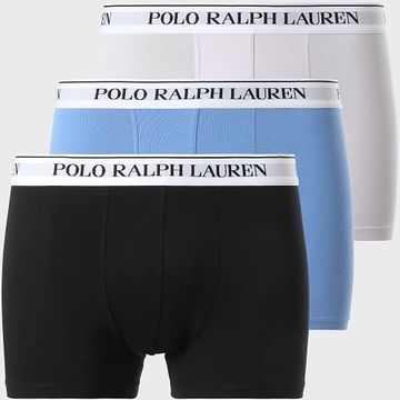 Polo Ralph Lauren - Juego De 3 Boxers Azul Morado Claro Negro