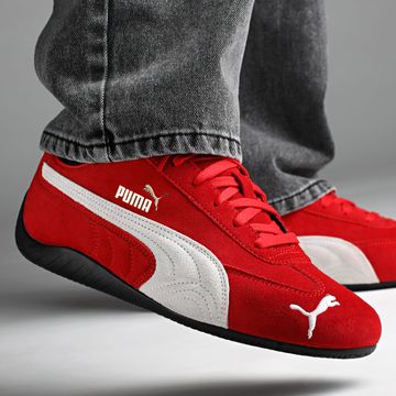 Puma - Zapatillas SpeedCat OG 398846 For All Time Rojo Puma Blanco