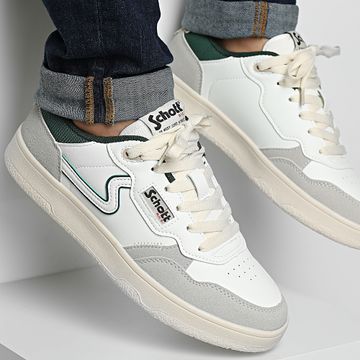 Schott NYC - Zapatillas Darcy Blanco Verde