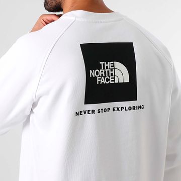 The North Face - Box A89FA Sudadera cuello redondo raglán Blanco