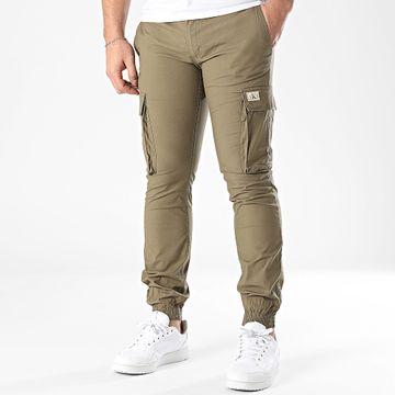 Calvin Klein - 7614 Pantalón cargo verde caqui