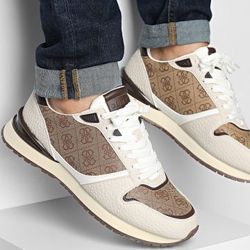 Guess - Baskets FMJISLPEL12 Blanco Beige