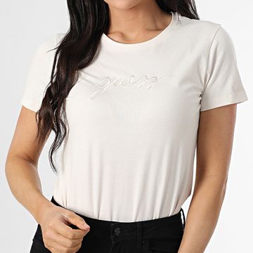 Guess - Camiseta mujer O5GI02-KBBU1 Crudo