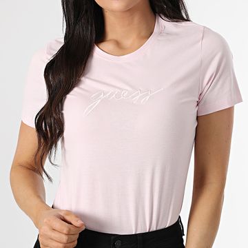 Guess - Camiseta de mujer O5GI02-KBBU1 Rosa