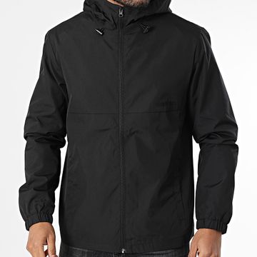 Jack And Jones - Chaqueta con capucha y cremallera Zack Negra