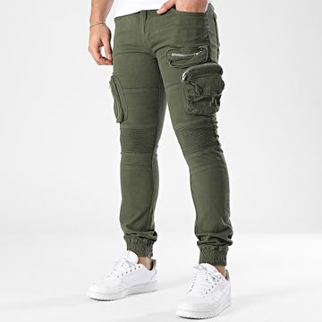 MTX - Pantalón cargo Slim Jean verde caqui