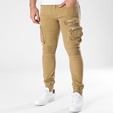 MTX - Pantalón Cargo Camel Slim Jean