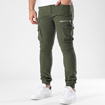 MTX - Pantalón cargo Slim Jean verde caqui