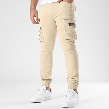 MTX - Pantalones Cargo Beige Slim Jeans