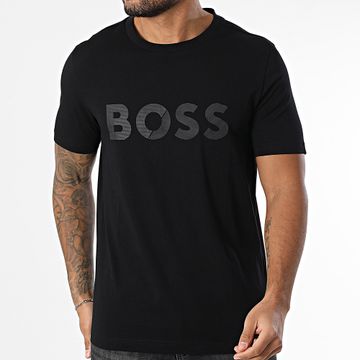 BOSS - Camiseta Tape Logo 50530990 Negro