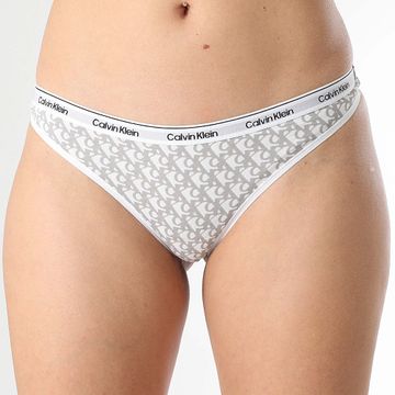 Calvin Klein - Tira para mujer QD5043E Blanco Gris