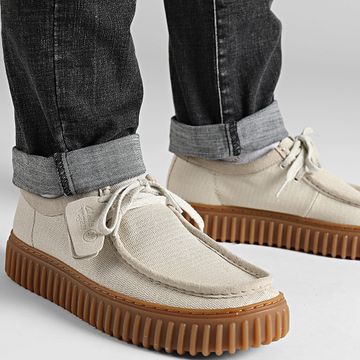 Clarks - Zapatillas Torhill Lo Off White Combi