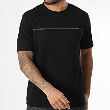 Jack And Jones - Camiseta Fusion Full Branding Negra