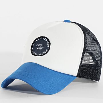 Jack And Jones - Trucker Crew Cap Blanco Azul Real Azul Marino