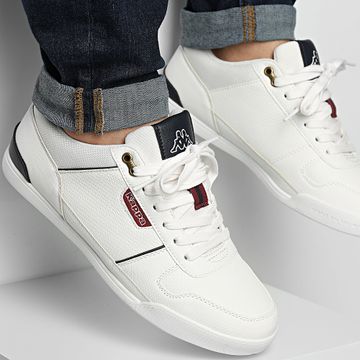 Kappa - Lenom 341E2CW Zapatillas Blanco Rojo