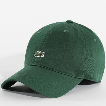 Lacoste - Gorra Centro Logo Cocodrilo Bordado Verde