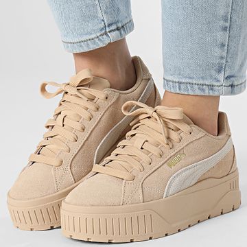 Puma - Karmen II 397457 Light Sand Alpine Snow Gold Zapatillas Mujer