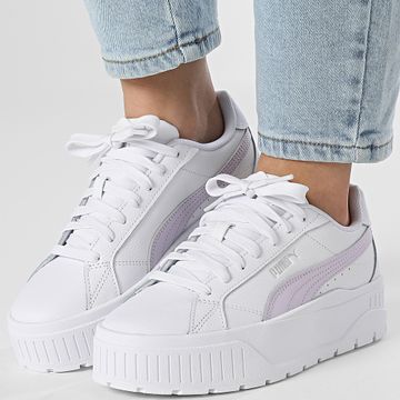 Puma - Karmen II Mujer Zapatillas 398878 Puma Blanco Lila Escarcha