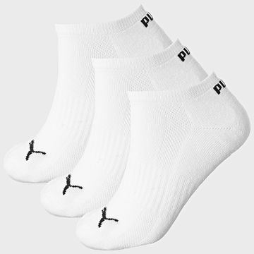 Puma - Lote de 3 pares de calcetines 701231276 Blanco