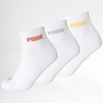 Puma - Lote de 3 pares de calcetines 701225904 Blanco
