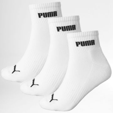 Puma - Lote de 3 pares de calcetines 701225904 Blanco