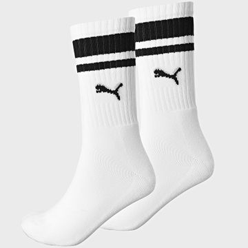 Puma - Lote de 2 pares de calcetines 100000950 Blanco
