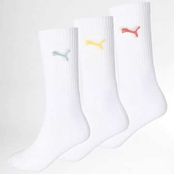 Puma - Juego De 3 Pares De Calcetines 7312 Blanco