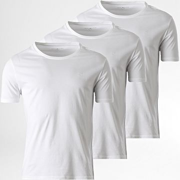 Tommy Hilfiger - Lote de 3 camisetas 3576 Blanco