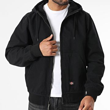 Dickies - A4YQL Chaqueta con capucha y cremallera Negro