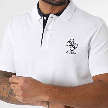 Guess - Polo Manga Corta M5GP60-K7O64 Blanco